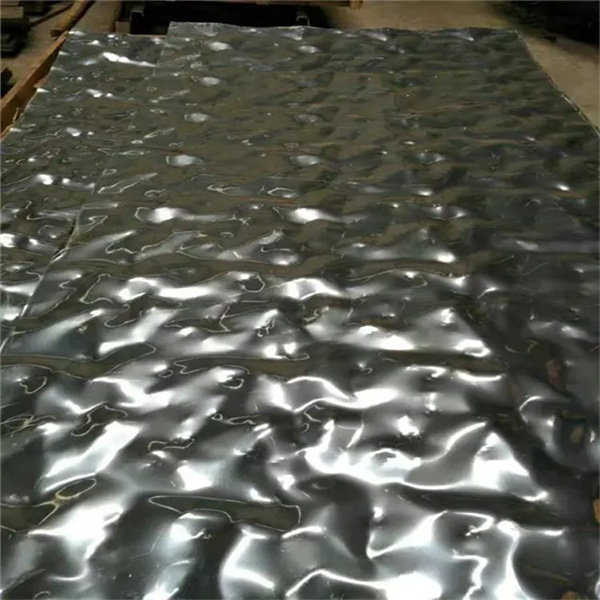 Water Ripple Gold Color 304 316 316L Stainless Steel Plate Corrugated Stainless Steel Sheet