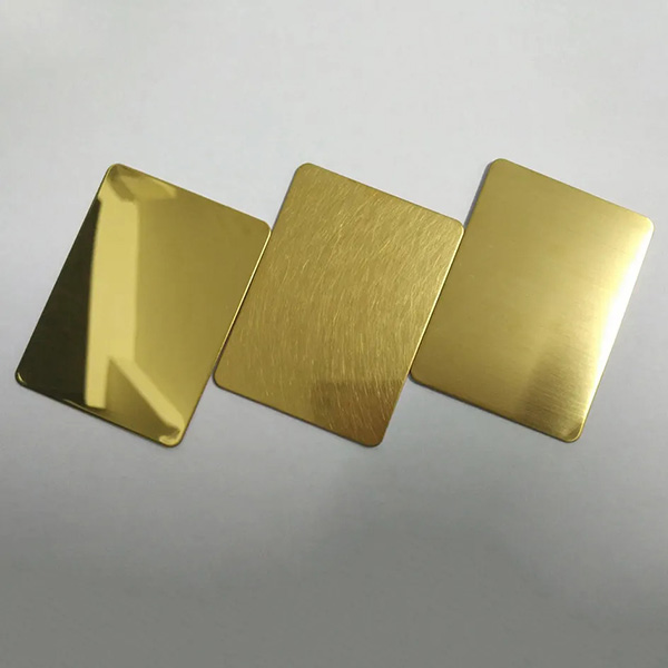 Factory Low Price 316 Gold Color Stainless Steel Sheet For Wall Panel