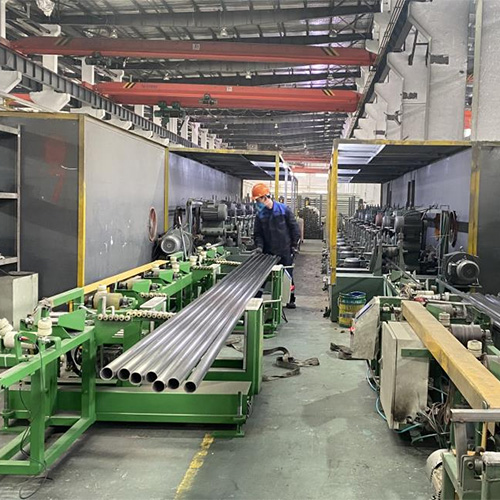 Stainless steel pipe production line