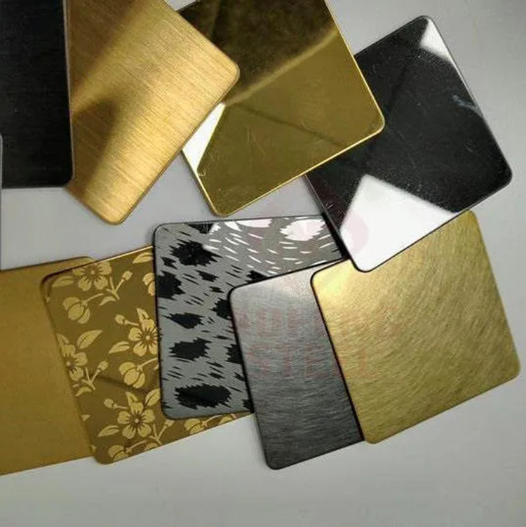 316 Gold Color Stainless Steel Sheet