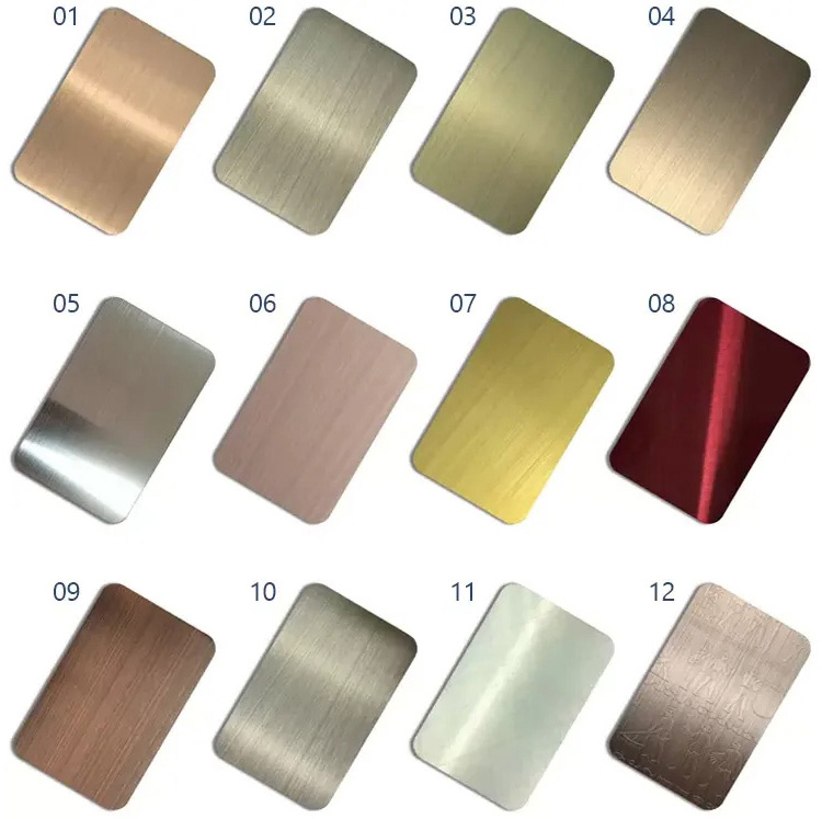 316 Gold Color Stainless Steel Sheet