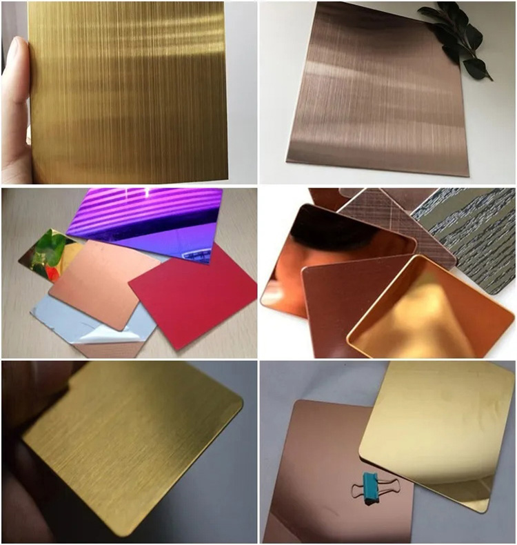 316 Gold Color Stainless Steel Sheet