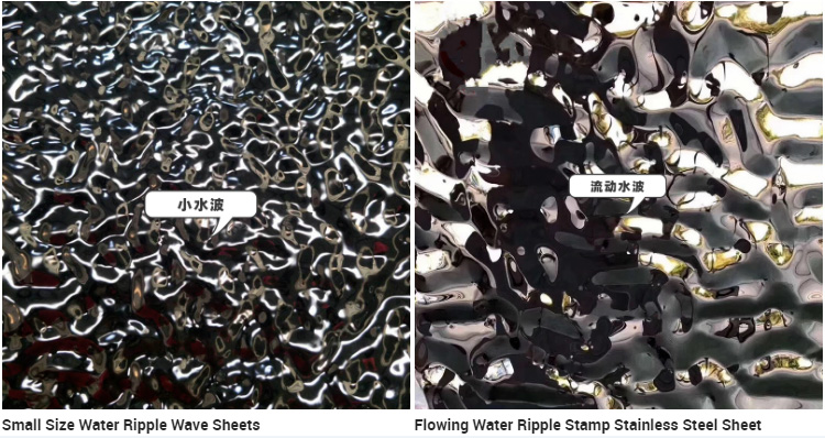 Water Ripple Stainless Steel Sheet